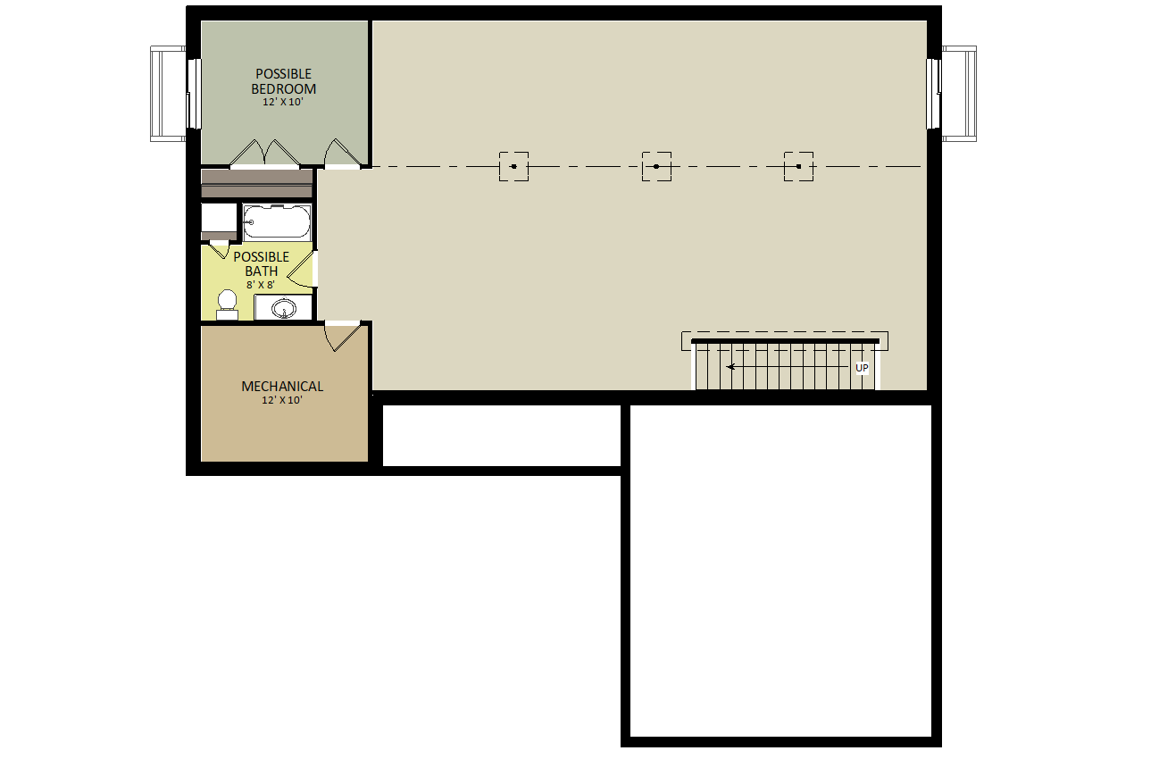 Timber CreekLower Level Floor Plan